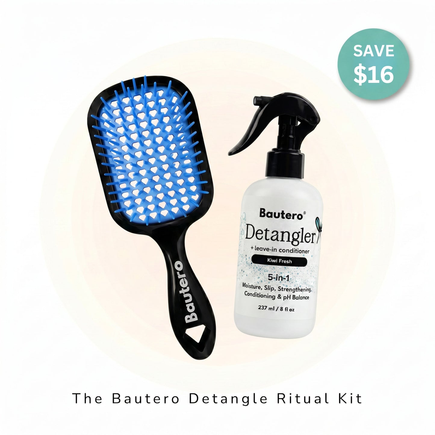 Bautero Detangle Ritual Kit | Brush + Spray