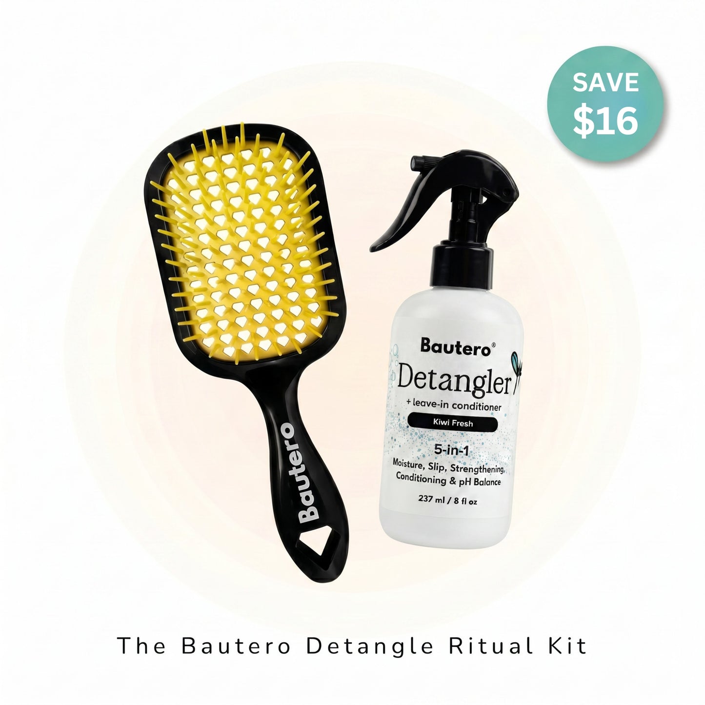 Bautero Detangle Ritual Kit | Brush + Spray