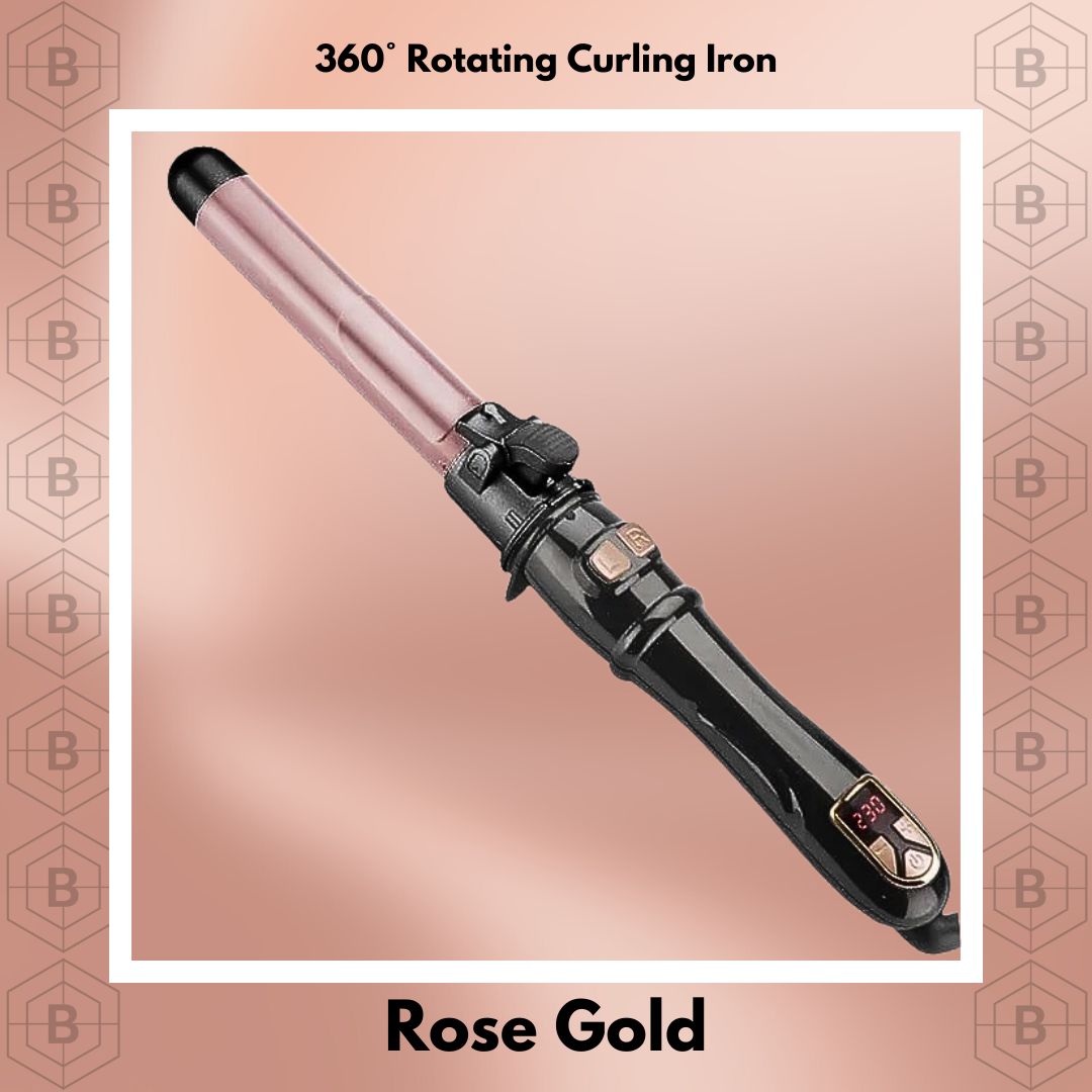 360° Rotating Curling Iron