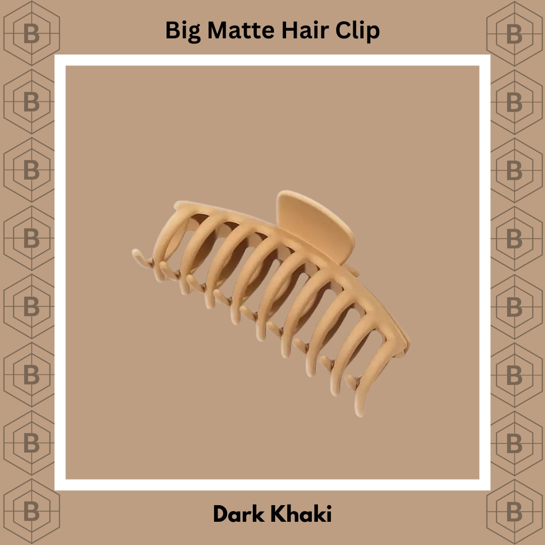 Big Matte Hair Clips