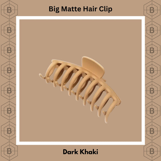 Big Matte Hair Clips