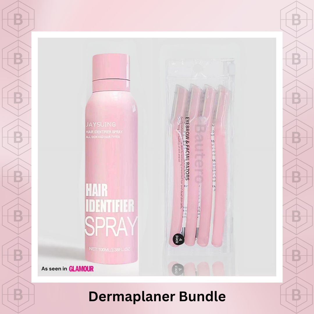 Hair Identifier Spray - Dermaplaner Bundle (Spray + Razors)