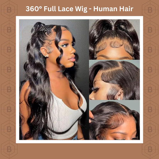 360 Full Lace Wig Human Hair